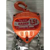 HADEF手拉葫蘆Type 9/129/12，3t，3m技術資料