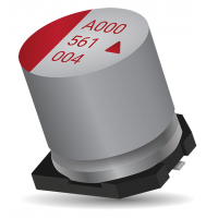 AVX APA系列貼片鋁導(dǎo)電聚合物電解電容器 可提高ESR，耐久性