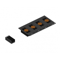 Fischer Elektronik  ICK SMD A 貼片式散熱器，用于電子元件的散熱和熱管理
