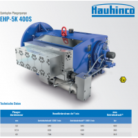 Hauhinco EHP-5K 400S 五工柱塞泵，帶板閥，工作壓力高達(dá) 420 bar