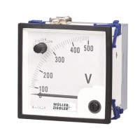 德國MüLLER-ZIEGLER面板儀表EQX96/U6帶相位選擇開關的電壓表